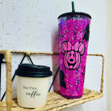 Cargar imagen en el visor de la galería, Falloween MM Tumbler with clear lid only (no rhinestones)