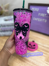Cargar imagen en el visor de la galería, Falloween MM Tumbler with clear lid only (no rhinestones)