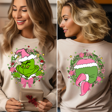 Load image into Gallery viewer, Grinchy Wreath