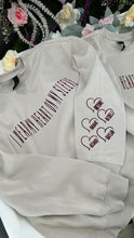 Cargar imagen en el visor de la galería, I Wear My Heart On My Sleeve Suede Lettering Sweatshirt
