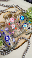 Load image into Gallery viewer, Evil Eye Glass Can