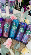 Load image into Gallery viewer, Glitter Snowglobe Tumbler