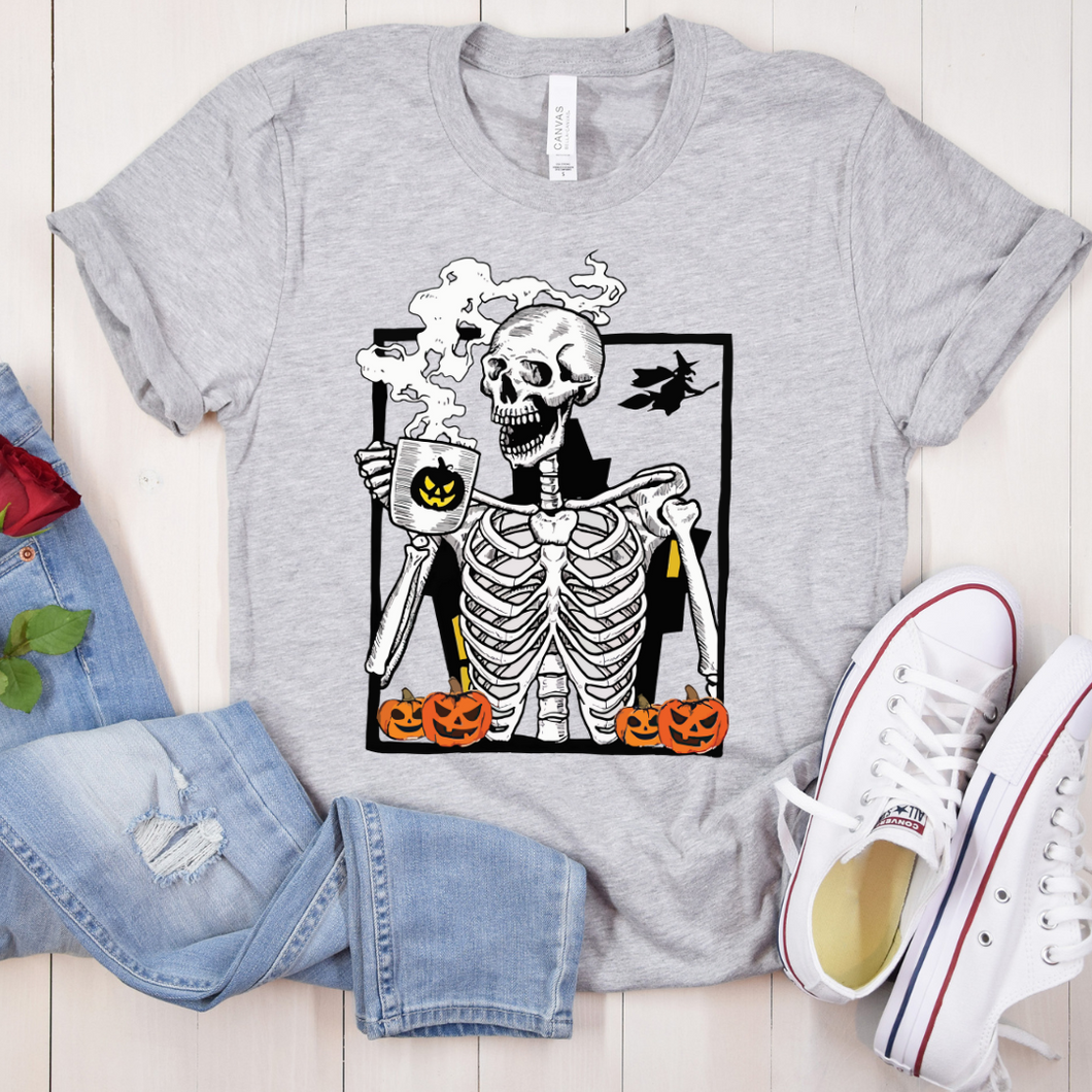 Copy of Caffeinated Spooky Skeleton