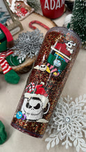 Load image into Gallery viewer, Jack + Sally Snowglobe Tumbler
